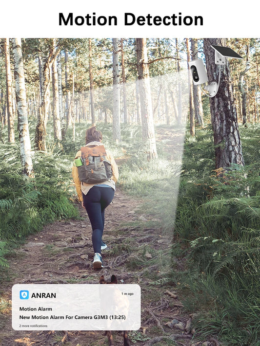 2K 4G Solar Outdoor Camera