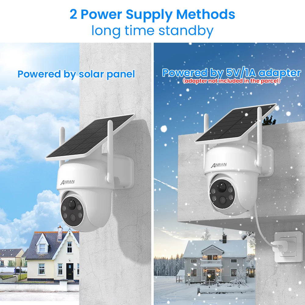 Solar Wireless Security Camera 3MP Outdoor