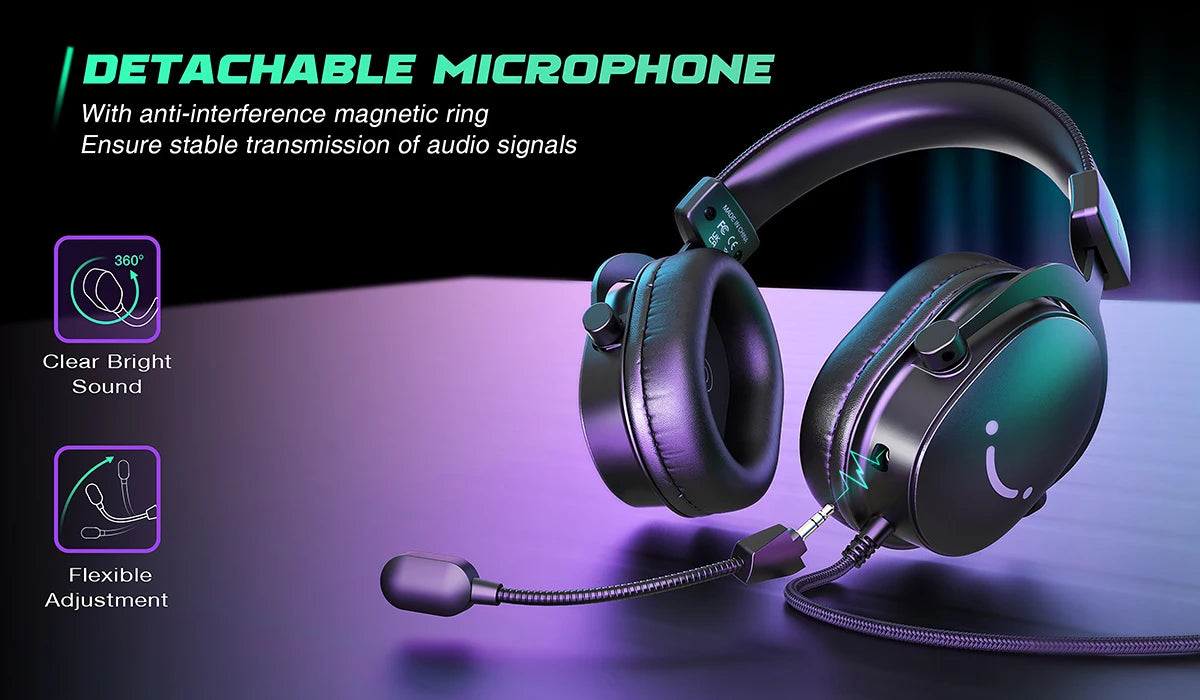 "FIFINE Gaming Headphones Mixer-H9 – Immersive Audio and Comfort for PC, Mac, and Consoles"