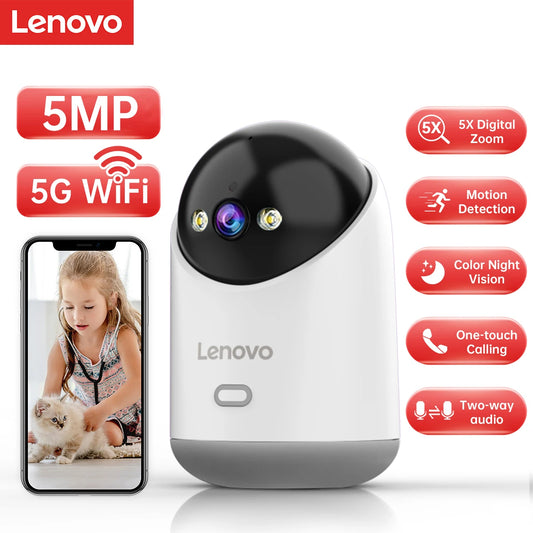 Lenovo 5MP WiFi Camera Smart Home Indoor