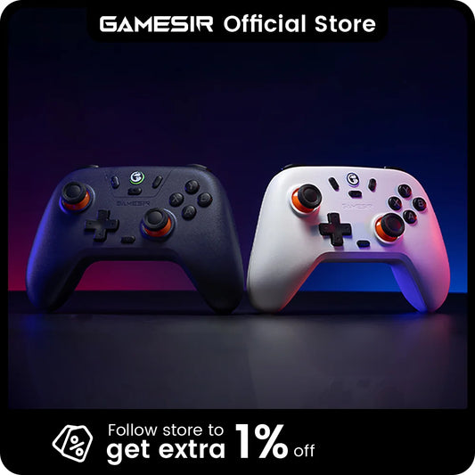 GameSir Nova Lite Switch Controller – Hall Effect Joysticks, Compatible with Switch, iPhone, Android, PC