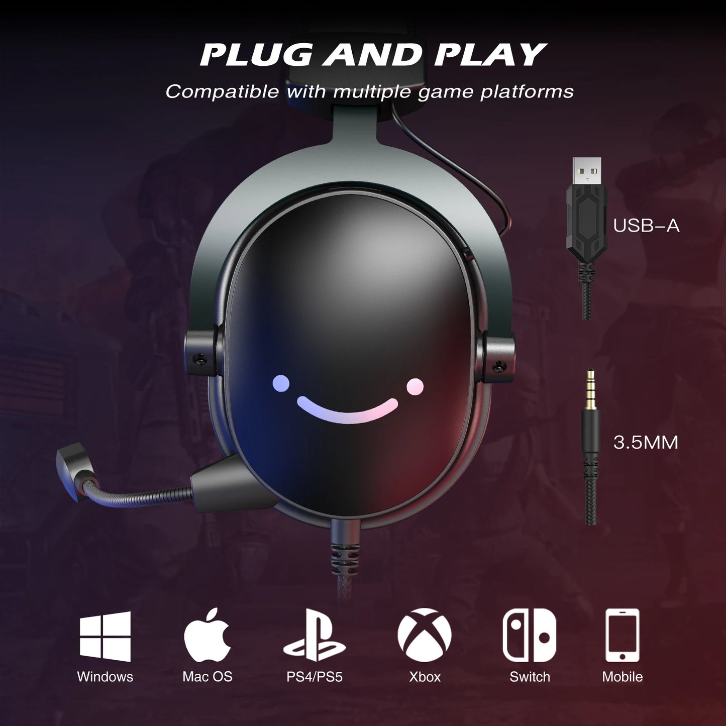 "FIFINE Gaming Headphones Mixer-H9 – Immersive Audio and Comfort for PC, Mac, and Consoles"