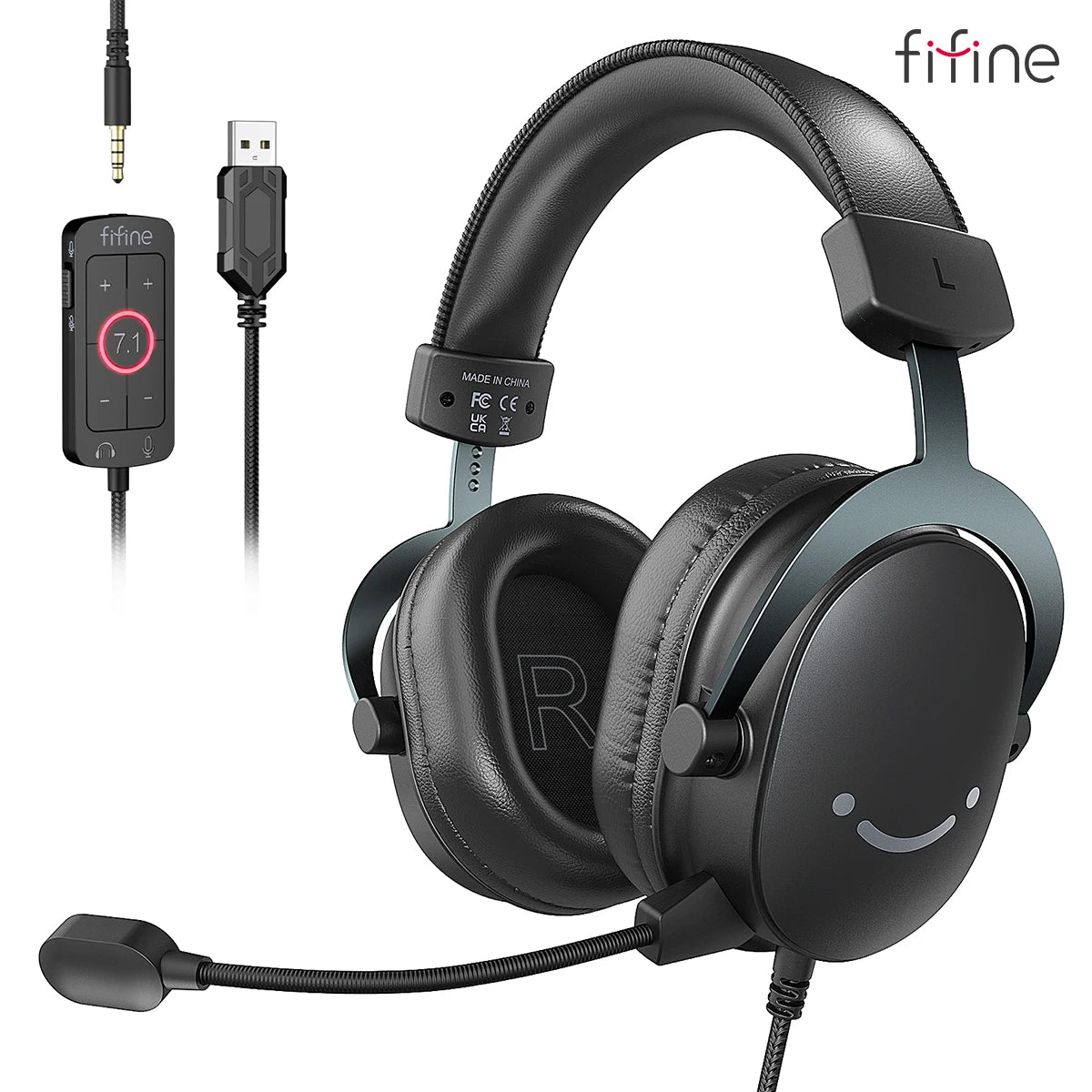"FIFINE Gaming Headphones Mixer-H9 – Immersive Audio and Comfort for PC, Mac, and Consoles"