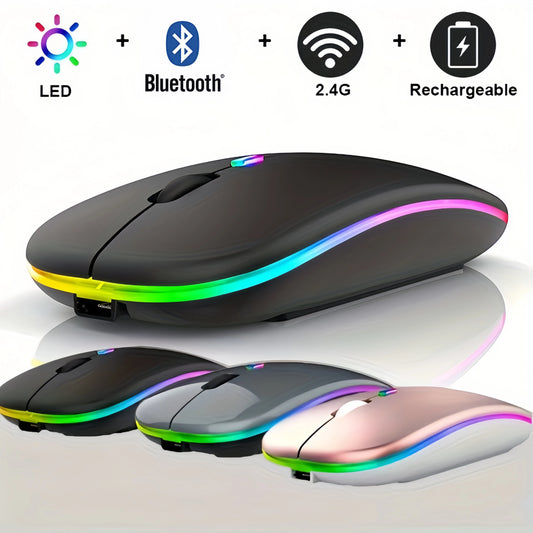 Wireless Mouse Bluetooth and 2.4GHz