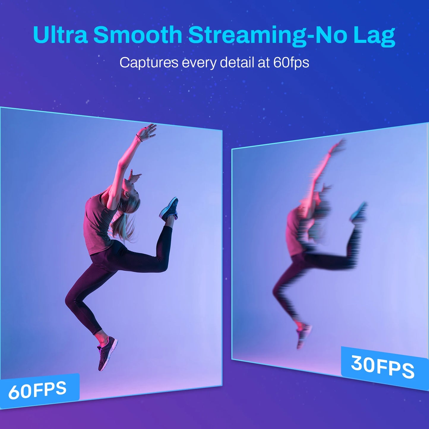 Webcam 4K Streaming Web Camera 1080P 60FPS