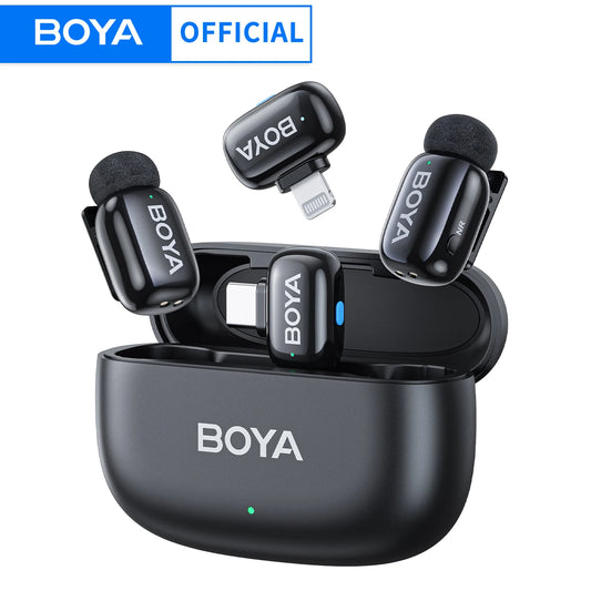 BOYA Mini Wireless Lavalier Lapel Microphone