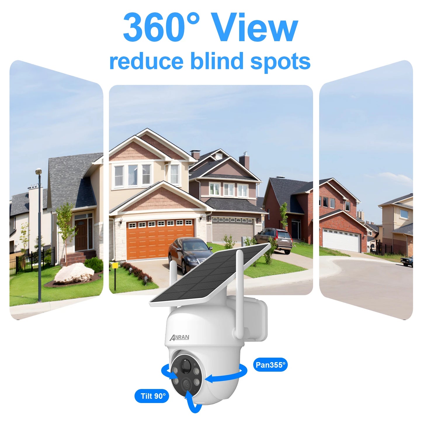 Solar Wireless Security Camera 3MP Outdoor